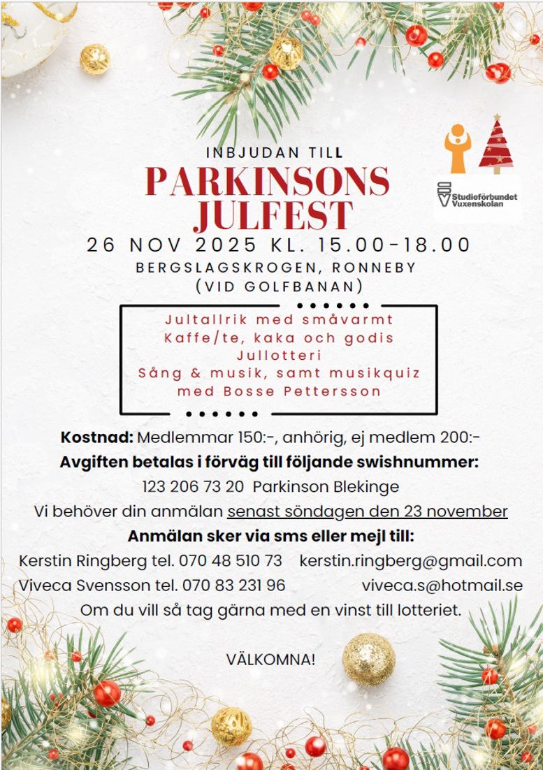 Inbjudan till julfesten