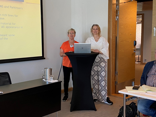 Eva-Lena Jansson och Jenny Lundström föreläser i Helsingfors.